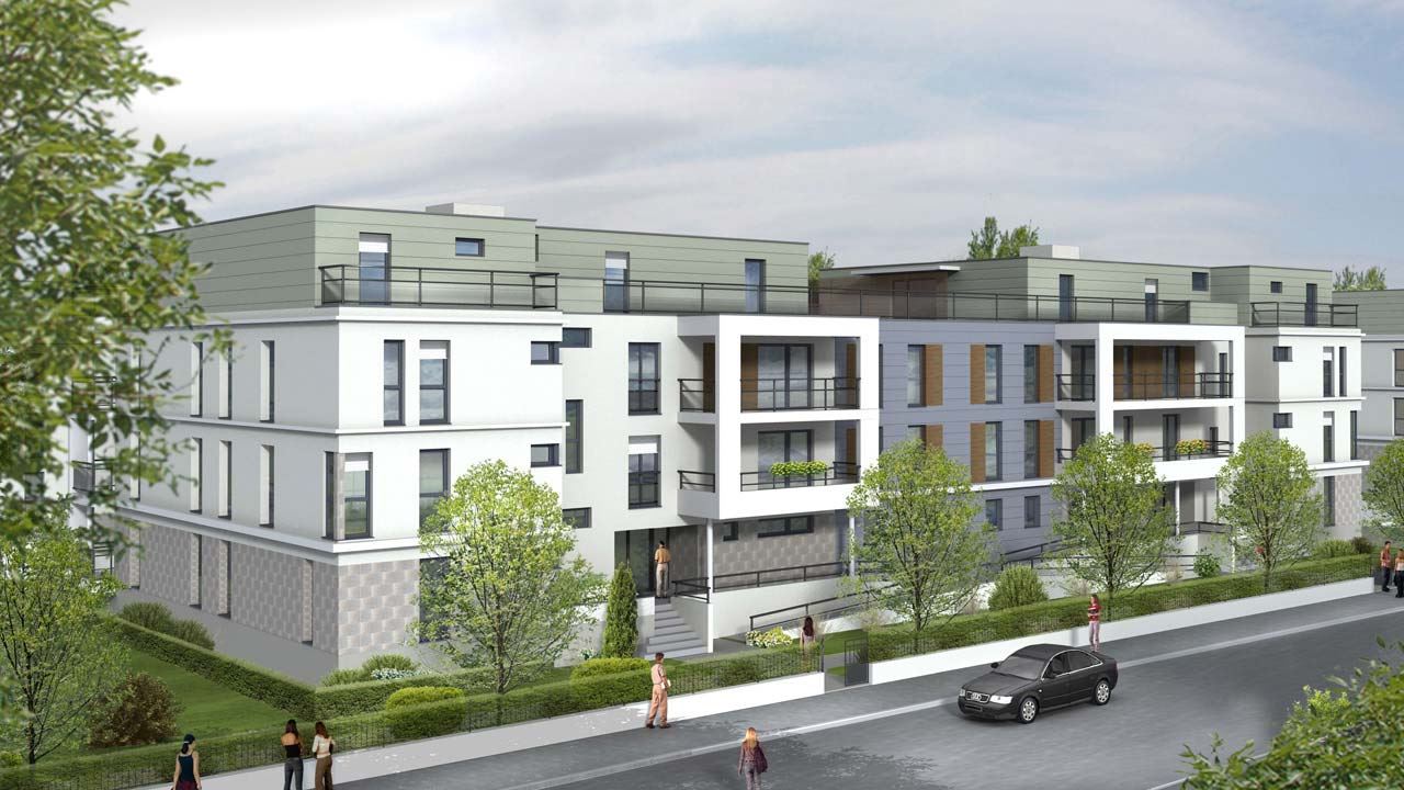 Facade Symphorines Apaprtements Neufs A Longeville Les Metz 14098405/ Les Symphorines