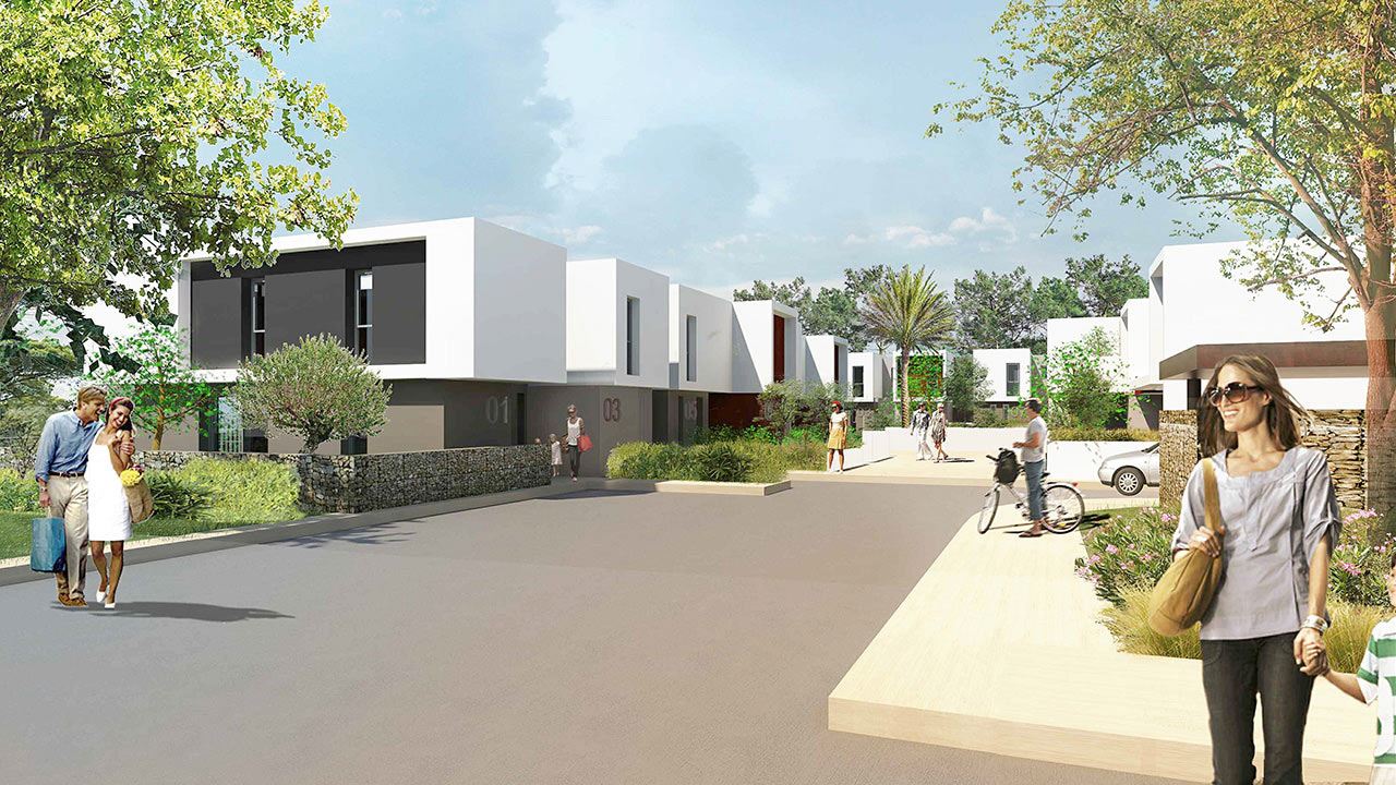 Perspective Rue Domaine Zel Prades Le Lez Herault 34 28325221/ Domaine ZEL