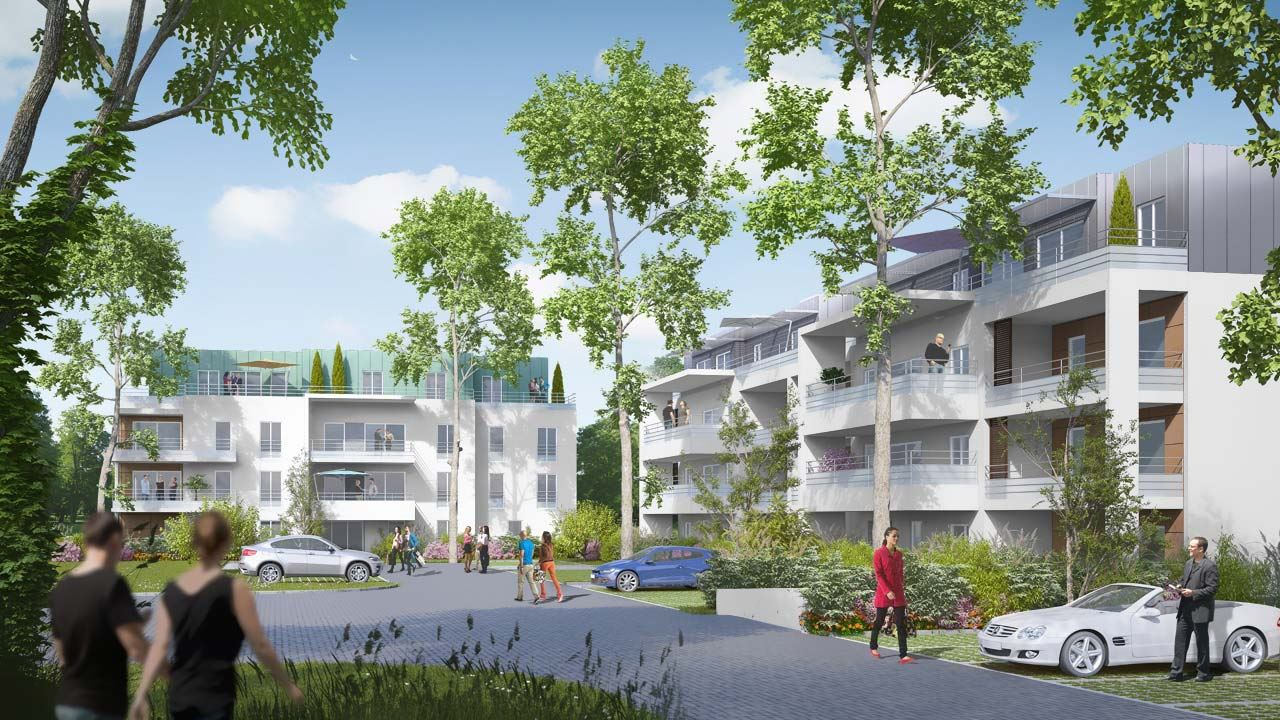 Facade Allee Des Romances Apaprtements Neufs A Nancy 52128755/ Allée Des Romances