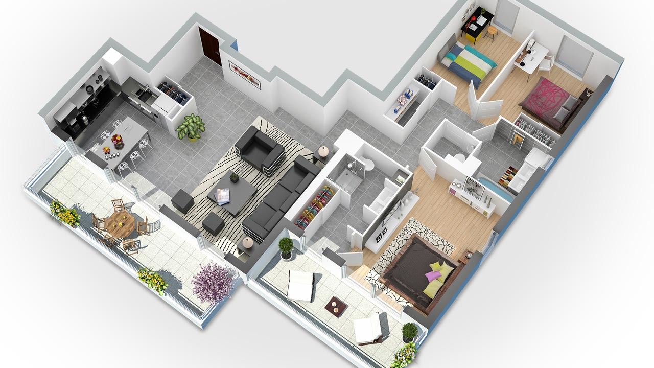Plan3d Allee Des Romances Apaprtements Neufs A Nancy 81877299/ Allée Des Romances
