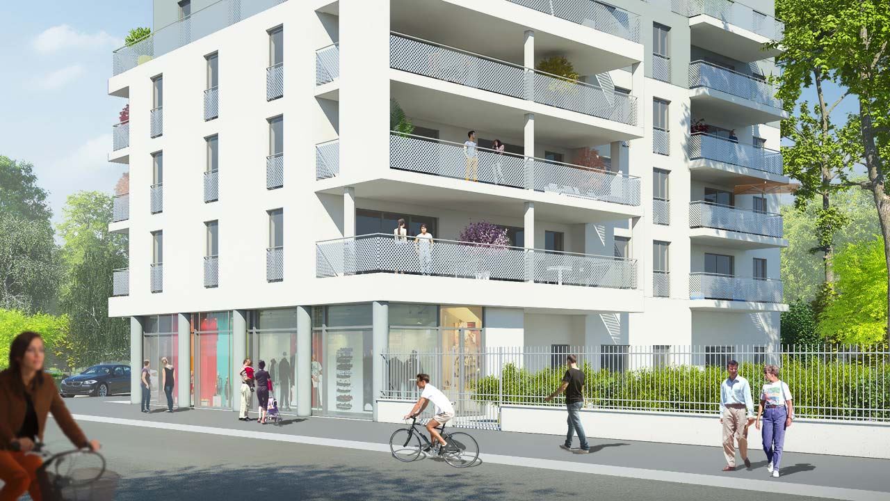 Facade Via Verde Apaprtements Neufs A Nancy 61060108/ Via Verde