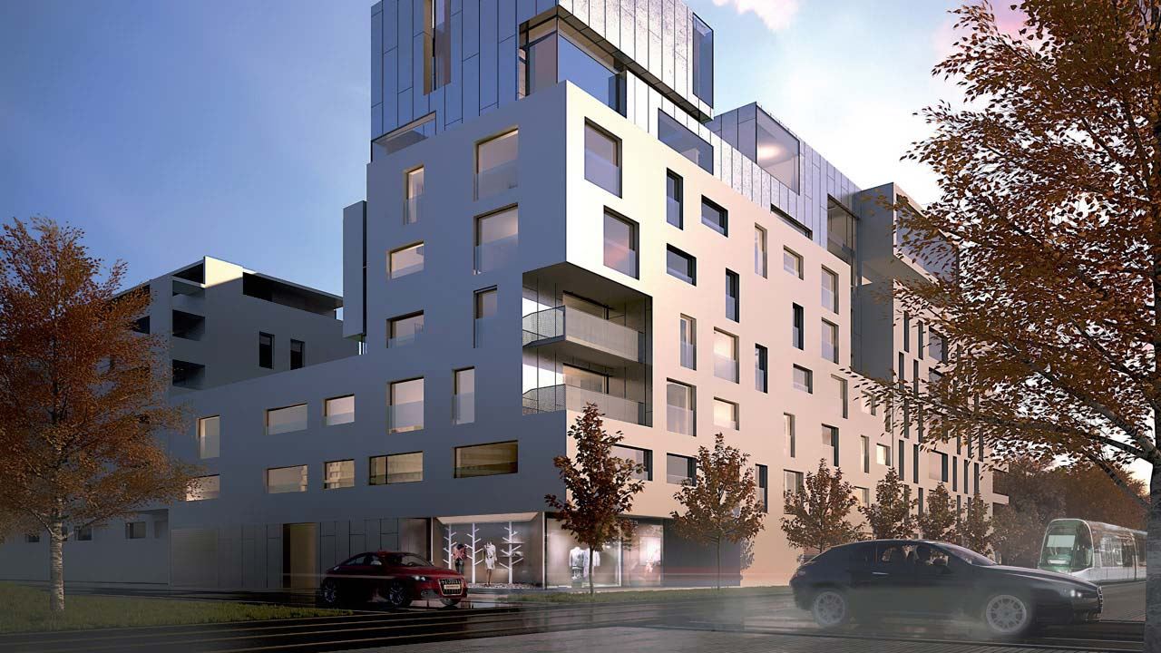 Facade Equinoxe Appartements Neufs A Strasbourg 41538300/ L’Equinoxe