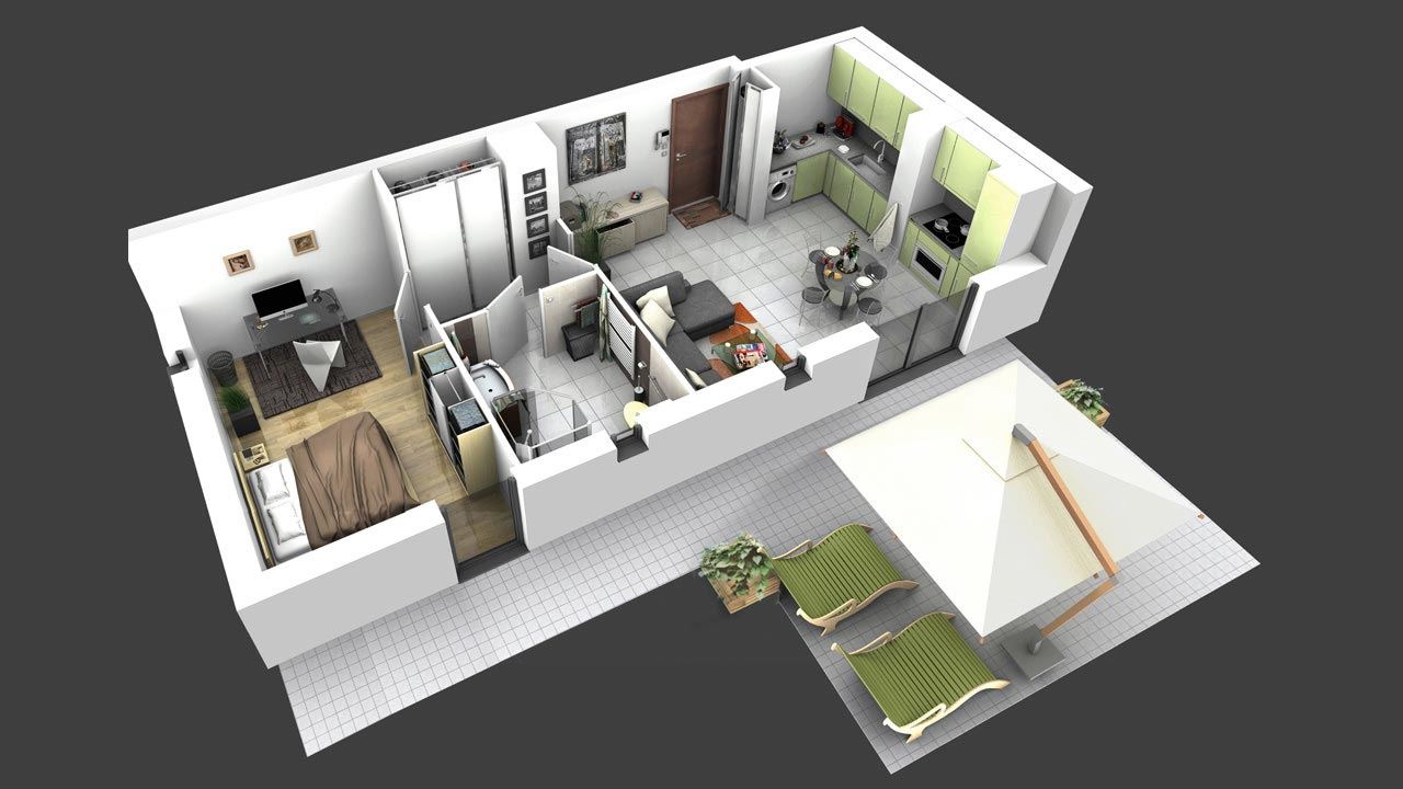 Plan3d Oree Du Parc Appartements Neufs A Strasbourg 90626489/ L’Orée Du Parc