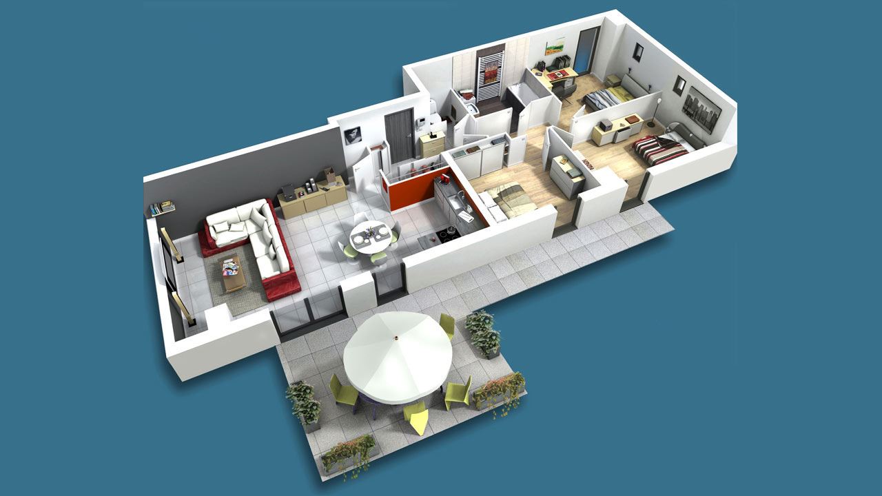 Plan3d Terrasse Oree Du Parc Appartements Neufs A Strasbourg 56276358/ L’Orée Du Parc